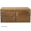 Teako Design Badmöbel Set Sunne 120 cm Teakholz mit Schrank Produktbild-Vorschau 12