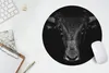 MuchoWow® Mauspad Mousepad Taurus - Tiere - Schwarz - Weiß Produktbild-Vorschau 5