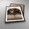 Gerahmtes Poster - Schwarzer Rahmen - Baum Feld Natur - Produktbild-Vorschau 3