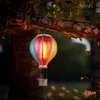 2er Set LED Solar-Heißluftballon, bunt, Feuereffekt, H 46,5 Produktbild-Vorschau 6