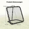COSTWAY Fußball Rebounder Klappbar, Rückprallwand mit 4 Produktbild-Vorschau 3