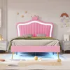 Łóżko dziecięce Sweiko tapicerowane 90 x 200 cm, podwójna Podgląd zdjęcia produktu 2