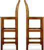 CASARIA® Set 2 Sgabelli Rustici in Legno con Schienale 75cm Anteprima dell’immagine prodotto 10