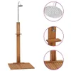 vidaXL Gartendusche 75x75x210 cm Massivholz Teak Produktbild-Vorschau 7