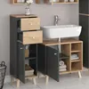 Meuble salle de bain Vicco Senyo Anthracite 30x95cm avec Voir les images du produit 5