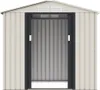 Abri de jardin métal "Nebraska" - 4.07 m² - Beige/Gris Voir les images du produit 3