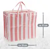 com-four® 3-voudige boodschappentas Jumbo - gestreepte Productafbeelding-voorbeeld 6