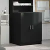 Armadio per lavatrice nero 71x71,5x91,5 cm Anteprima dell’immagine prodotto 3