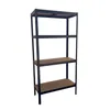 Kovový zásuvný regál Schulte 1800x900x400 mm, 4 dřevěné Náhled obrázku produktu 1