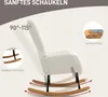 A rocking chair shown in a dynamic pose, illustrating its rocking motion and features. Anteprima dell’immagine prodotto