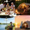 Ø24cm Camping Ventilator mit Licht, USB Campingventilator Produktbild-Vorschau 9