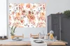MuchoWow® Poster Rosen - Boho - Muster 180x120 cm - Produktbild-Vorschau 3