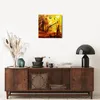Wanduhr - Quadrat - Glasuhr - Wald Baum Natur - 40x40cm - Produktbild-Vorschau 7