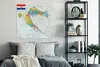 OneMillionCanvasses® - Obraz na plátně - Podrobná mapa Náhled obrázku produktu 6