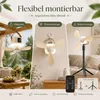 3-in-1 Tischventilator mit Licht Akku, H43cm Mini Camping Produktbild-Vorschau 7