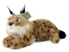 Kuscheltier Luchs liegend 30 cm braun/schwarz Plüschluchs Produktbild-Vorschau 2