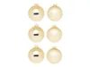 Weihnachtskugeln Glas 10cm 6 Stück - Champagner Produktbild-Vorschau 4