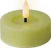 LED Teelichter mit Timer Outdoor 6,5x5cm Hellgrün / Produktbild-Vorschau 3