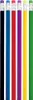 Set von 6 HB Wildleder Bleistifte mit Radiergummi Titanum Produktbild-Vorschau 2