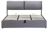 Bekleed bed 160 x 200 cm van fluweel met bedbox met Productafbeelding-voorbeeld 11