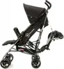 A black Moby System stroller attachment with LED wheels, shown from the side against a white background. Náhľad obrázku produktu