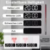 Digitaler Projektionswecker, LED-Bildschirm mit Uhrzeit- & Produktbild-Vorschau 6