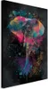 Italienischer Leinwand Leinwandbild - Colourful Safari (1 Produktbild-Vorschau 1