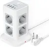 TESSAN 8 Fach Mehrfachsteckdose mit 1 USB C und 3 USB A Produktbild-Vorschau 1