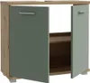 Mobile sottolavabo, 2 ante, finitura rovere e verde salvia, Anteprima dell’immagine prodotto 5