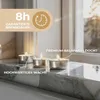 HORECA CANDLES Teelichter 100 Stück – Weiß – 8h Brenndauer Produktbild-Vorschau 4