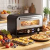 COSTWAY Elektrischer Pizzaofen Indoor, Pizza Oven erhitzt Produktbild-Vorschau 2