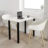 AKKE Weiss Craft stůl s černými nohami DxŠxV: 90x50x74 cm Náhled obrázku produktu 2