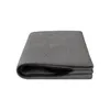 A folded grey fabric item with a black zipper is shown against a white background. Produktbild-Vorschau