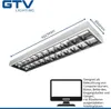 LED Rasterleuchte 2x150cm T8 Anbau - Leuchten Produktbild-Vorschau 2