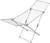 A white drying rack with mint green and orange accents against a white background. Náhled obrázku produktu