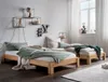 Stapelbett 90x200cm 'Dubi' Wildeiche massiv Produktbild-Vorschau 8