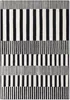 Elle Decoration Stryve Wollteppich Pulse Schwarz Weiß Produktbild-Vorschau 1