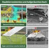 Woliera dla kur o wymiarach 3x4x2 metry - stal ocynkowana - Podgląd zdjęcia produktu 8