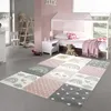 Kinderzimmer Teppich Spielteppich Regenbogen Herzchen Produktbild-Vorschau 1