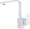A white kitchen faucet on a white background. Produktbild-Vorschau