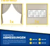 tillvex® 2X boční stěna béžová pro altán 3x3m a 3x6m | Náhled obrázku produktu 6