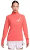 Nike NK SWOOSH HBR HZ Damen Mid Layer Lauf-Shirt mit Produktbild-Vorschau 11