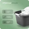 Novaliv 2 pezzi tinozza lavanderia con 4 maniglie 40L Anteprima dell’immagine prodotto 6