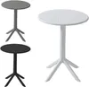 Three round tables of different colors (gray, black, and white) are displayed against a white background. Náhľad obrázku produktu