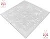 A white, embossed polystyrene XPS wall panel with a decorative pattern, shown at an angle on a white background. Produktbild-Vorschau