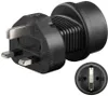 Goobay 95307 Adaptateur secteur, noir - Prise de terre Voir les images du produit 1