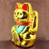 Glückskatze - Maneki-neko - Winkekatze - 35 cm - gold Produktbild-Vorschau 10