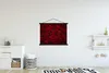 MuchoWow® Textilposter Blumen - Rosen - Rot 120x90 cm mit Produktbild-Vorschau 2