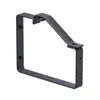 A black metal bracket is shown against a white background. Produktbild-Vorschau