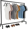 Stojan na oblečenie Melva 150x38x120 - Čierna Náhľad obrázku produktu 9